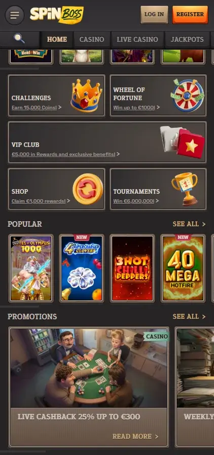 SpinBoss Screenshot 2