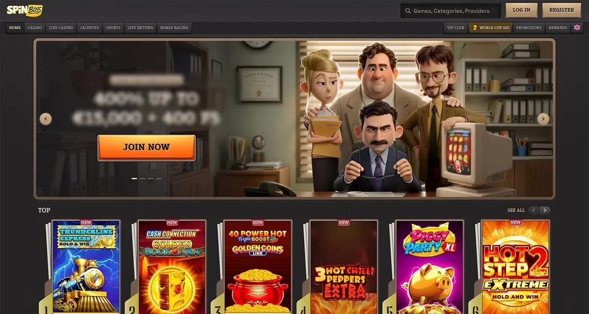 SpinBoss Casino Login To Official Betting And Online Casino Site